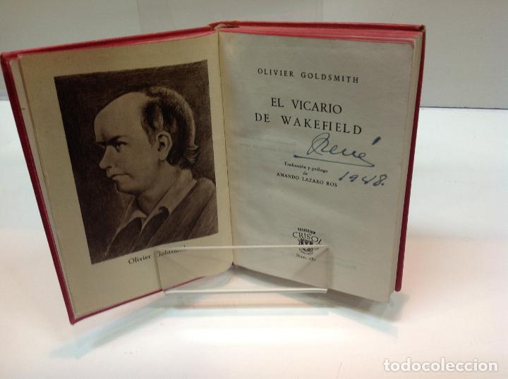 Libros: EL VICARIO DE WAKEFIELD GOLDSMITH OLIVERIO 1946 - Foto 7