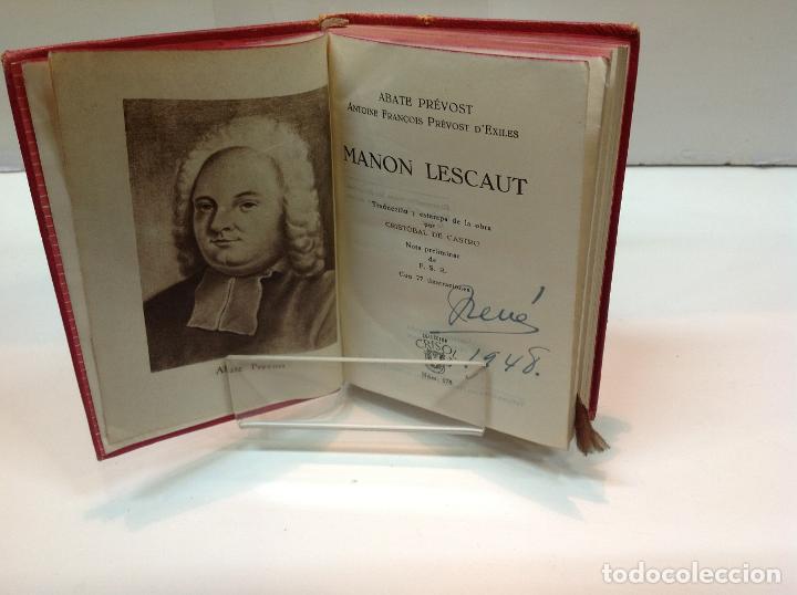 Libros: MANON LESCAUT ABATE PREVOST 1946 - Foto 12
