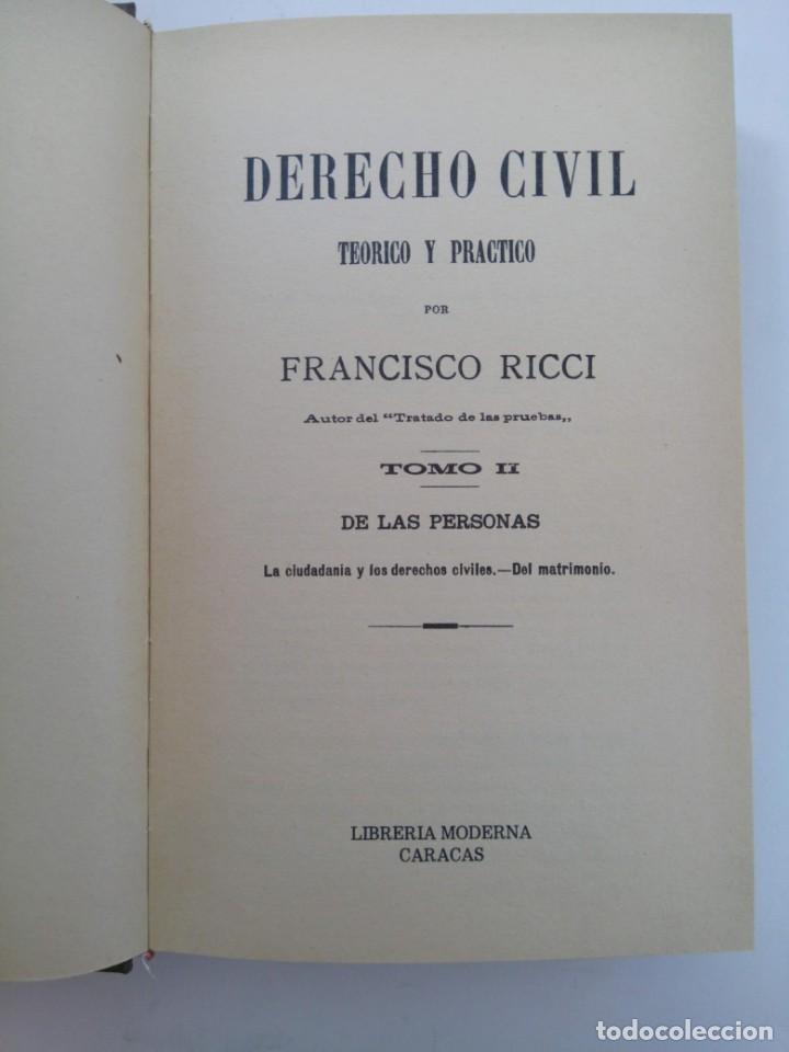 B&uuml;cher: DERECHO CIVIL II LA CIUDADAN&Iacute;A Y LOS DERECHOS CIVILES DEL MATRIMONIO - F. RICCI