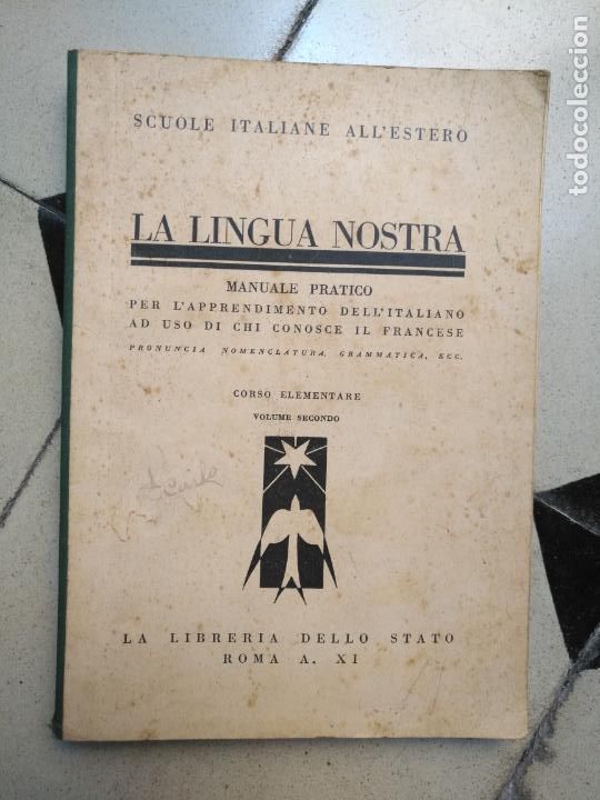 Libros: LIBRO IDIOMA ITALIANO , CURSO ELEMENTAL ROMA SEGUNDO VOLUMEN