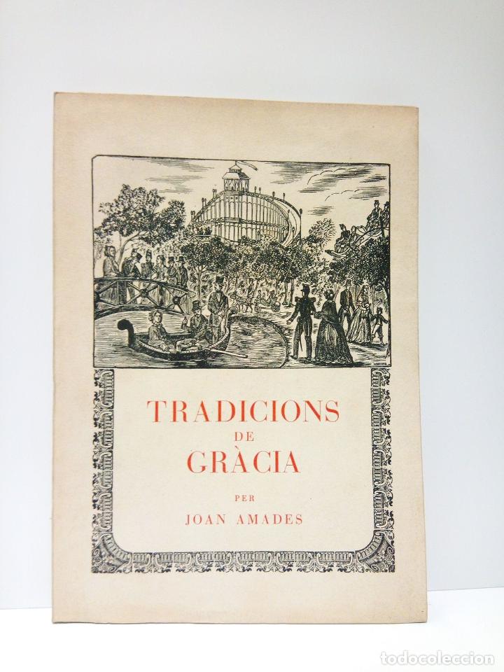 Libros: AMADES, Joan - Tradicions de Gr&agrave;cia, per... - Foto 1