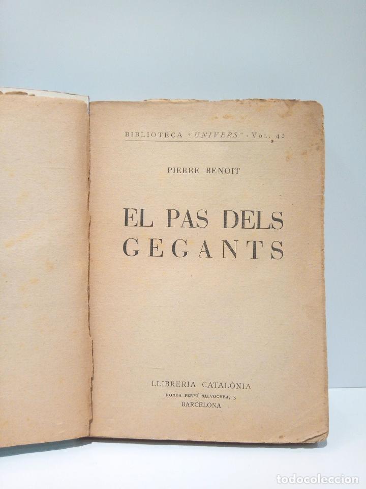 Libros: BENOIT, Pierre - El pas dels gegants [traduc. de Joan Ar&uacute;s] - Foto 1