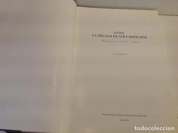 Libros: GOYA LA DECADA DE LOS CAPRICHOS RETRATOS 1792 1804 NIGEL GLENDINNING - Foto 3