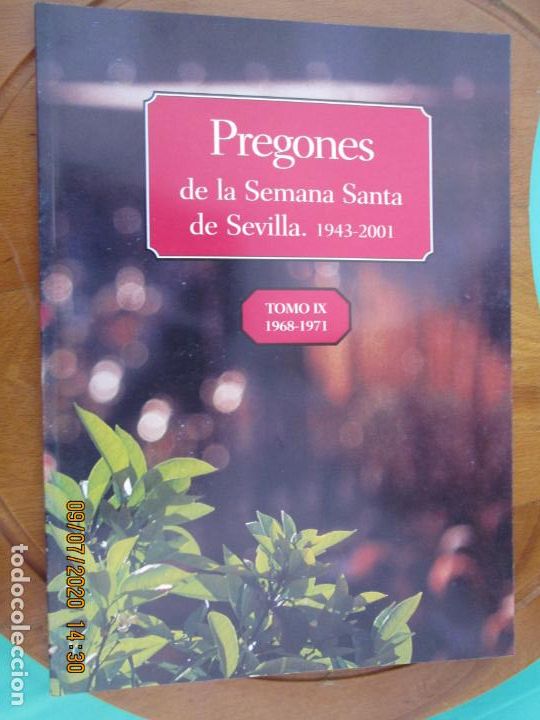 Libros: PREGONES DE LA SEMANA SANTA DE SEVILLA - 1943-2001- TOMO IX - 1968- 1971