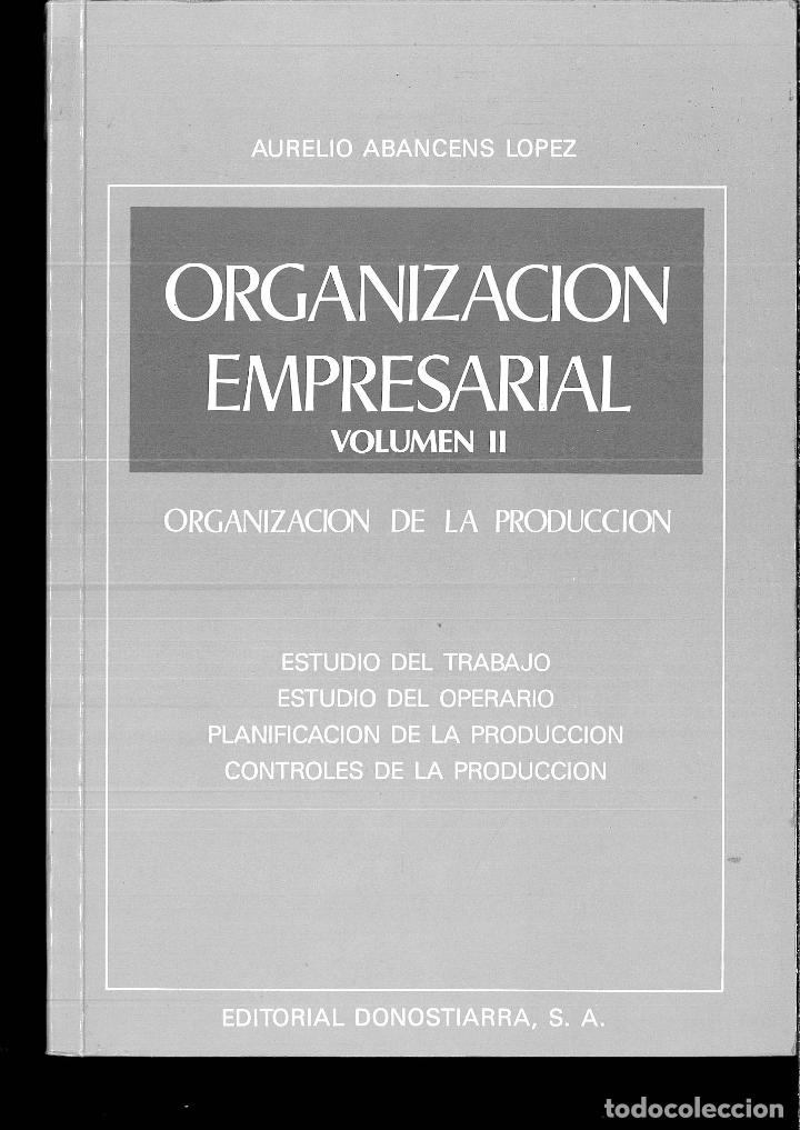 Libros: ORGANIZACION EMPRESARIAL VOL.2 - Foto 1