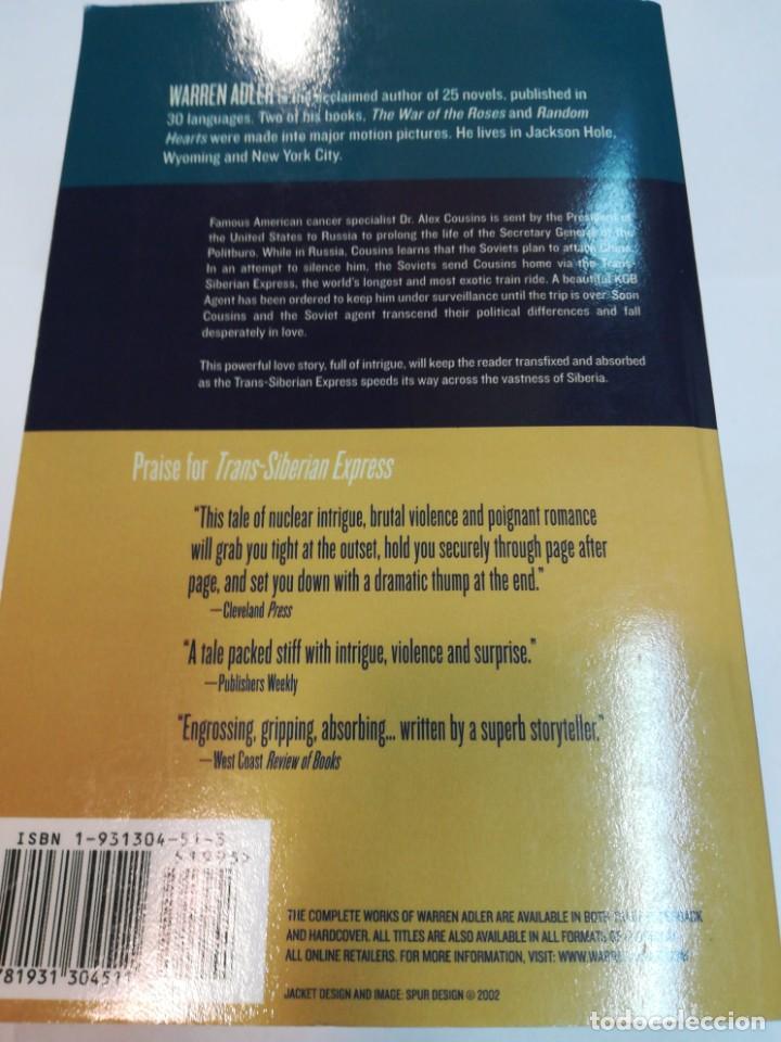 Libros: WARREN ADLER TRans-Siberian express (en ingl&eacute;s) S662AT - Foto 2