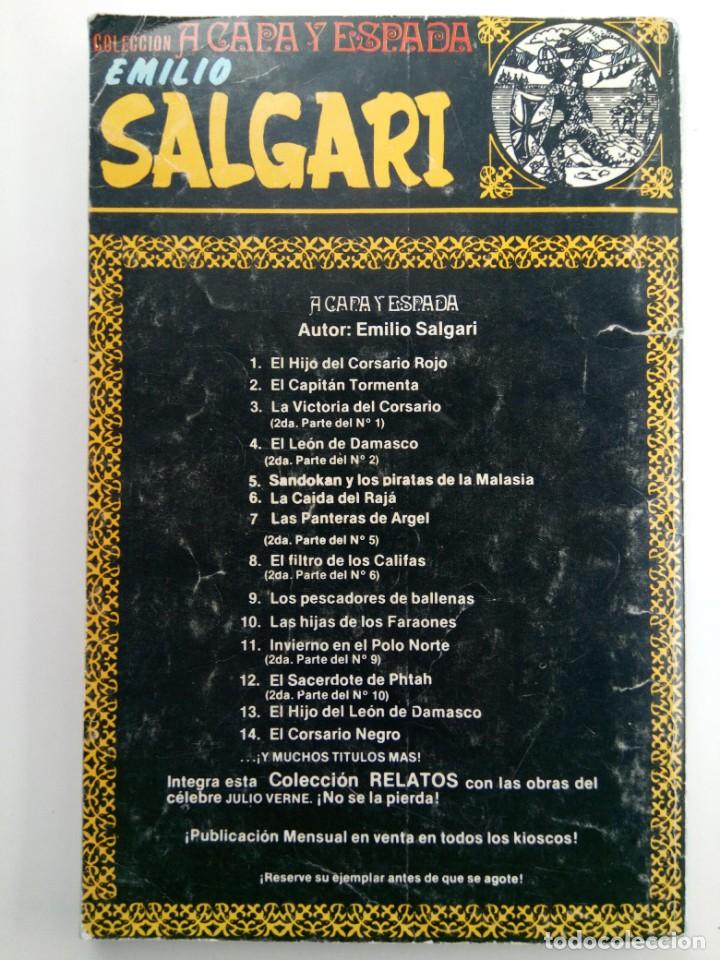 Libros: SANDOKAN Y LOS PIRATAS DE LA MALASIA - EMILIO SALGARI - Foto 2
