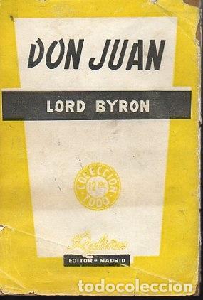 Libros: DON JUAN. - LORD BYRON. - Foto 1
