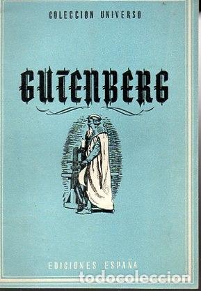 Libros: GUTENBERG. - ANONIMO. - Foto 1