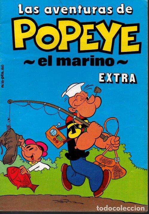 Libros: LAS AVENTURAS DE POPEYE EL MARINO. N.15. EXTRA. - ANONIMO. - Foto 1