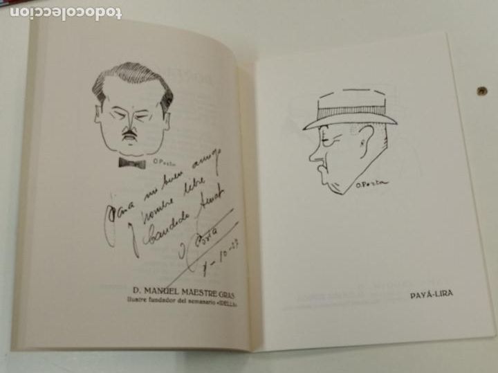 Libros: CARICATURAS DE &Oacute;SCAR PORTA / BIBLIOTECA ELDENSE / VIVIR EN ELDA FACSIMIL - Foto 3