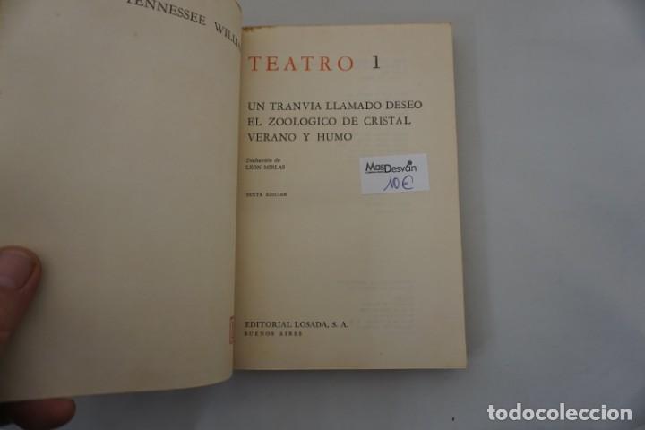 Libros: 20A - TEATRO 1 - TENNESSEE WILLIAMS / LOSADA - Foto 3