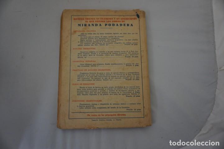 Libros: 20A - PRACTICAS DE ANALISIS GRAMATICAL X EDICION PARA OPOSICIONES - LUIS MIRANDA PODADERA / MADRID - Foto 5