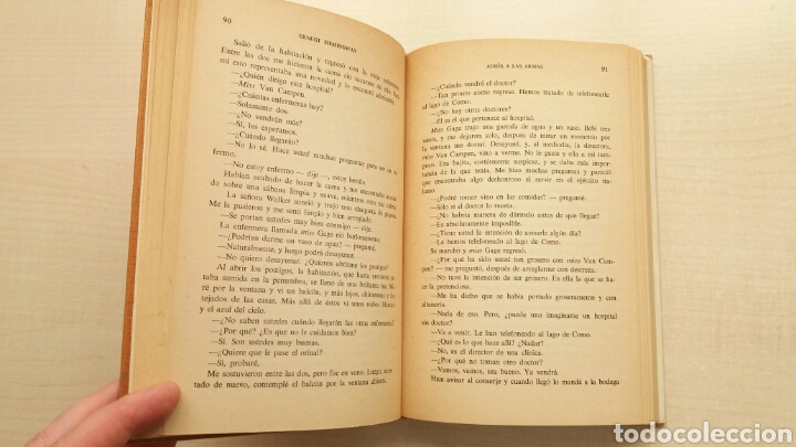 Libros: Adi&oacute;s a las armas. Ernest Hemingway. C&iacute;rculo de lectores, 1962. - Foto 8