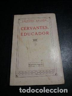 Libros: Cervantes, educador. - SOLANA, Ezequiel: - Foto 1