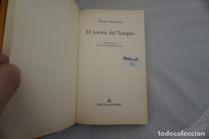Libros: 21A - EL TESORO DEL TEMPLO - ELIETTE ABECASSIS / CIRCULO DE LECTORES - Foto 3