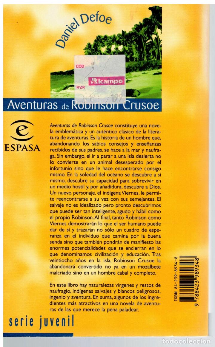Libros: Aventuras de Robinson Crusoe (edici&oacute;n &iacute;ntegra) - Daniel Defoe - Foto 4