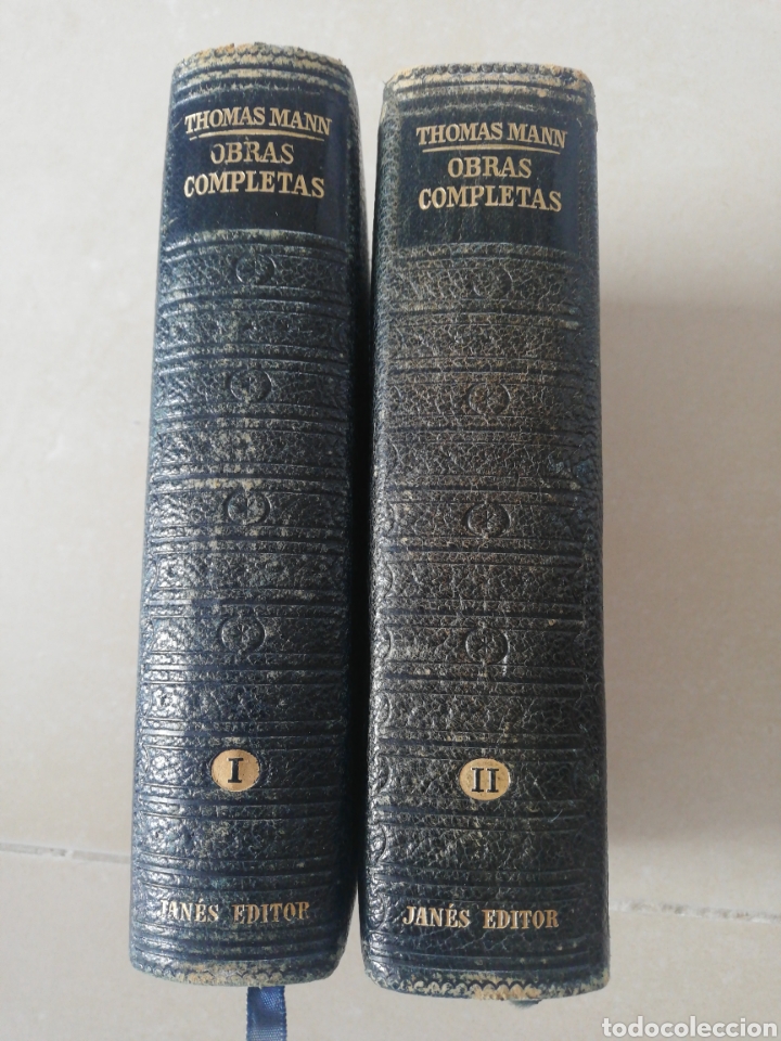 Libros: Thom&aacute;s Mann, obras completas ( 2 tomos) completa Janes editor, 1ra edici&oacute;n - Foto 1