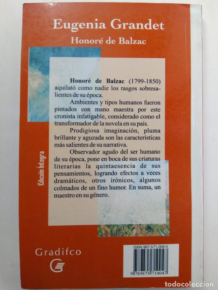 Libros: HONOR&Eacute; DE BALZAC - EUGENIA GRANDET - Foto 2
