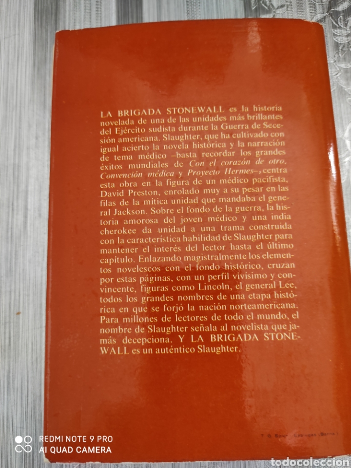 Libros: La brigada stonewall. Frank g. Slaugter - Foto 2