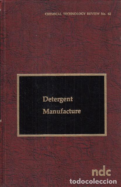 Libros: DETERGENT MANUFACTURE - SITTING, MARSHALL - Foto 1