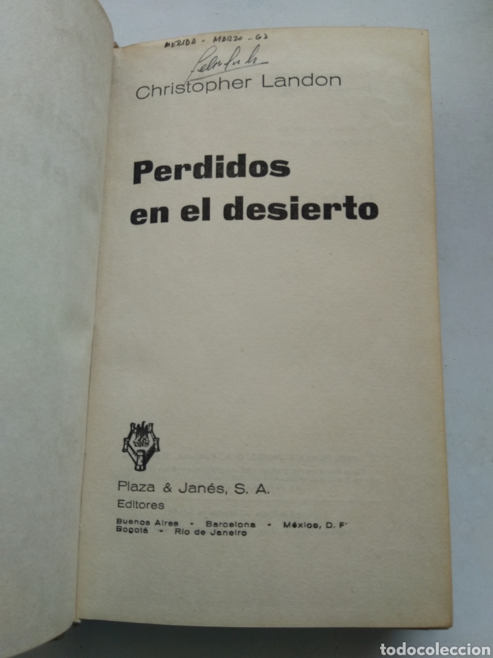 Libros: PERDIDOS EN EL DESIERTO/CHRISTOPHER LANDON - Foto 2