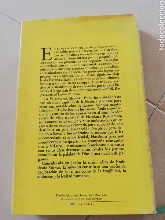 Libros: El samurai, Shusaku Endo, narrativa Edhasa - Foto 2