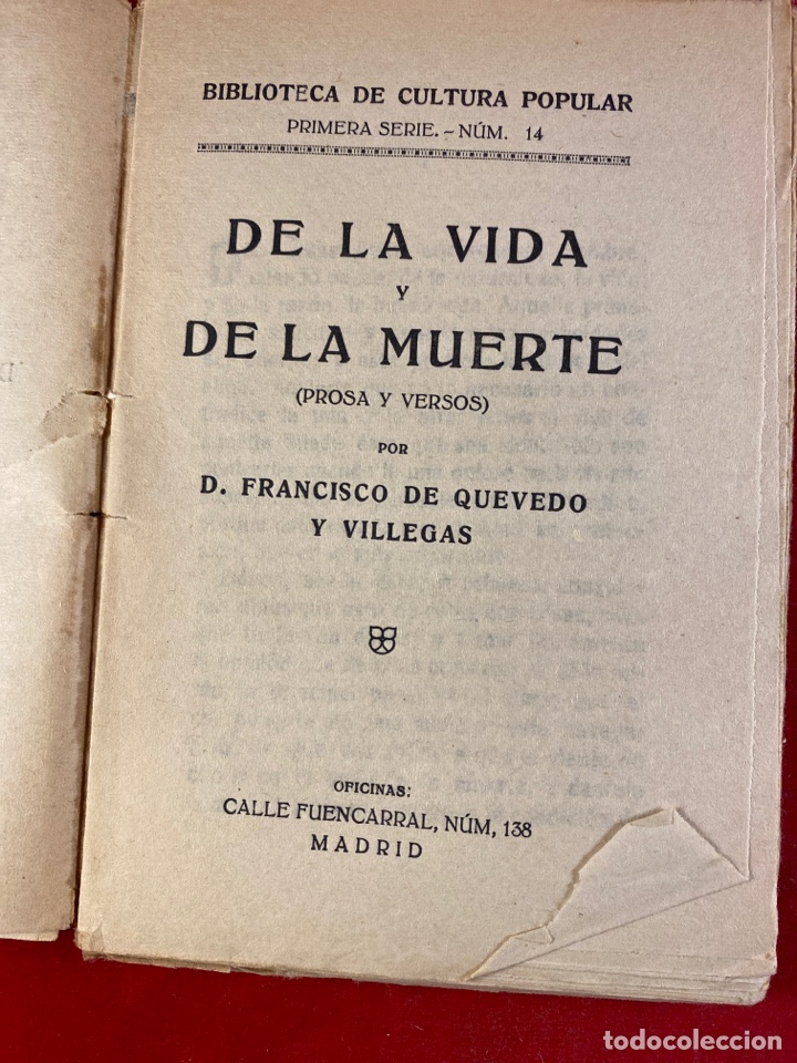 Libros: De la vida y de la muerte - Foto 2