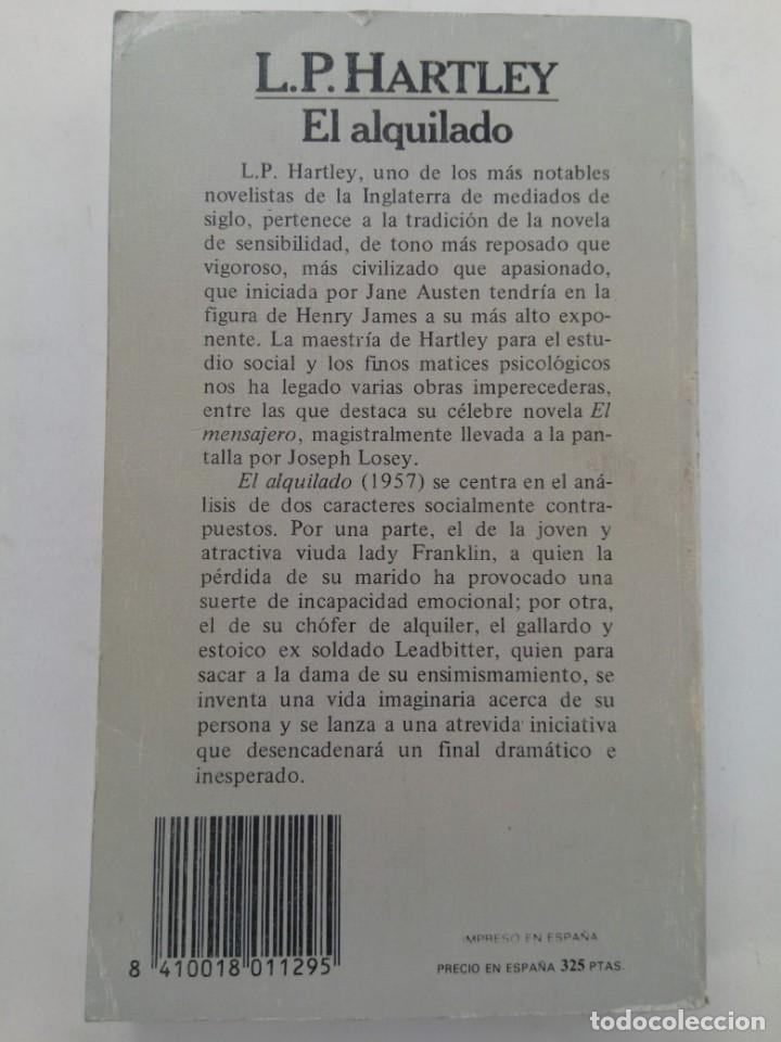Libros: EL ALQUILADO - L.P. HARTLEY - BRUGUERA - Foto 2