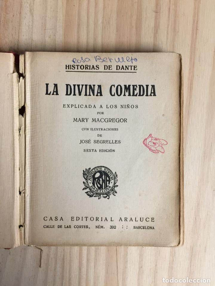 Libros: Historias de dante coleccion araluce - Dante - Foto 3