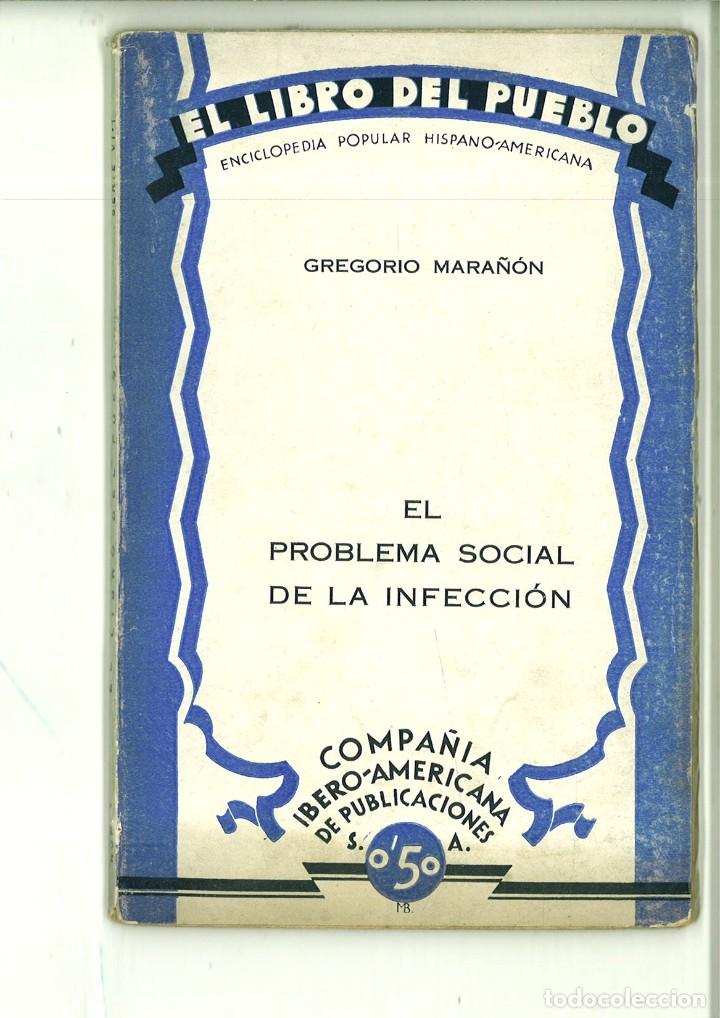 Libros: EL PROBLEMA SOCIAL DE LA INFECCI&Oacute;N. Gregorio Mara&ntilde;&oacute;n - Foto 1