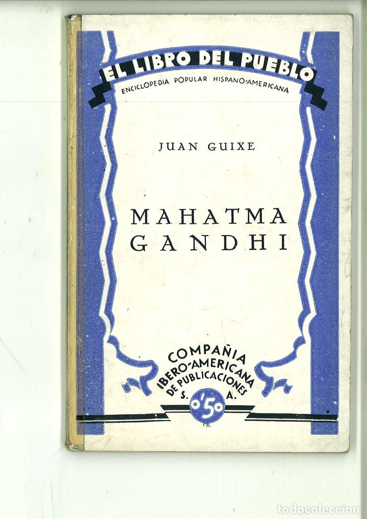 Libros: MAHATMA GANDHI. Juan Guixe - Foto 1