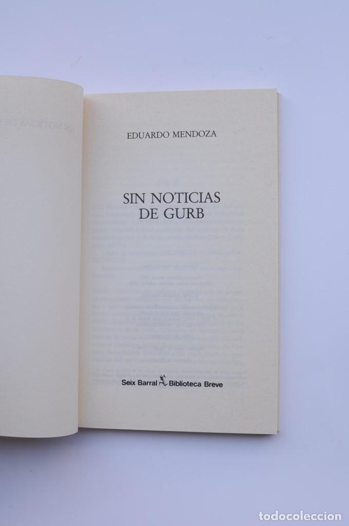 Libros: Sin noticias de Gurb - MENDOZA, Eduardo - Foto 2