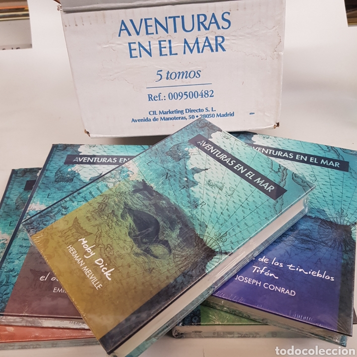 Libros: Aventuras en el mar - caja con 5 libros - arm06 - - Foto 1