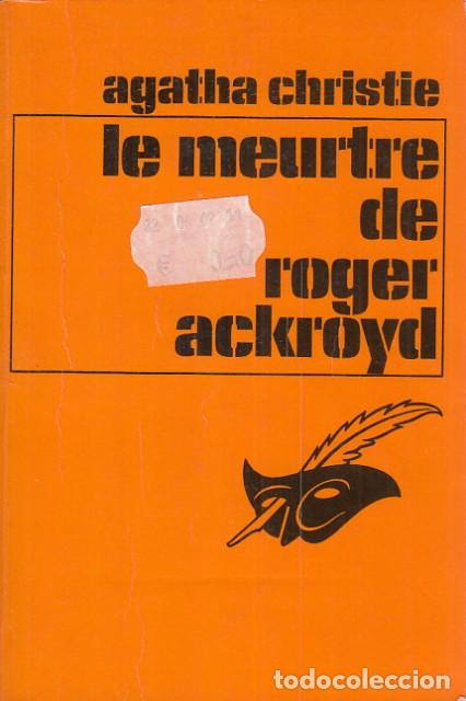 Libros: LE MEURTRE DE ROGER ACKROYD - CHRISTIE , AGATHA - Foto 1
