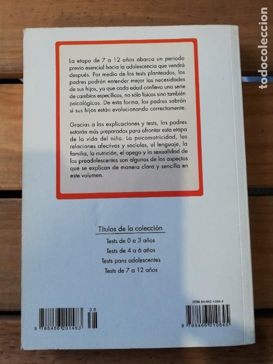 Libros: CONOCE A TUS HIJOS. TESTS DE 7 A 12 A&Ntilde;OS. EBEE LE&Oacute;N GROSS - Foto 4
