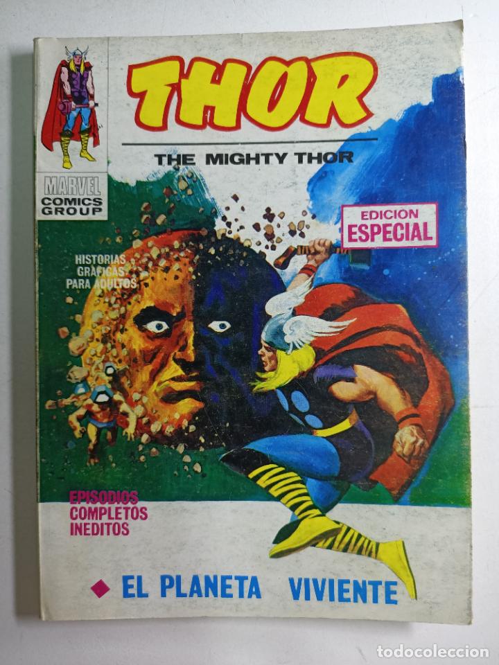 Libros: Thor, n&ordm; 4, Taco, Vertice, El planeta viviente - Foto 1