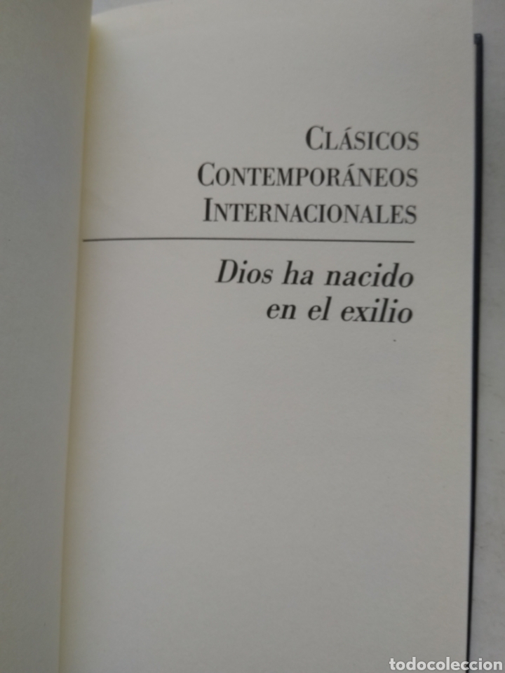 Libros: DIOS HA NACIDO EN EL EXILIO/VINTILA HORIA - Foto 2