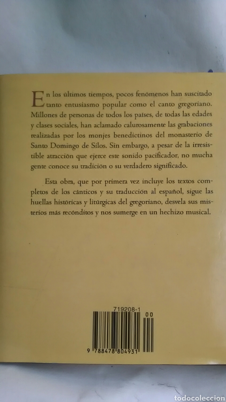 Libros: Canto gregoriano. Katherine Le Mee. 1995 - Foto 2