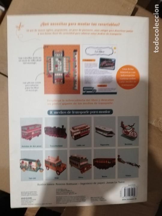 Libros: Transportes del mundo recortables. Larousse. Con p&oacute;ster. - Foto 4