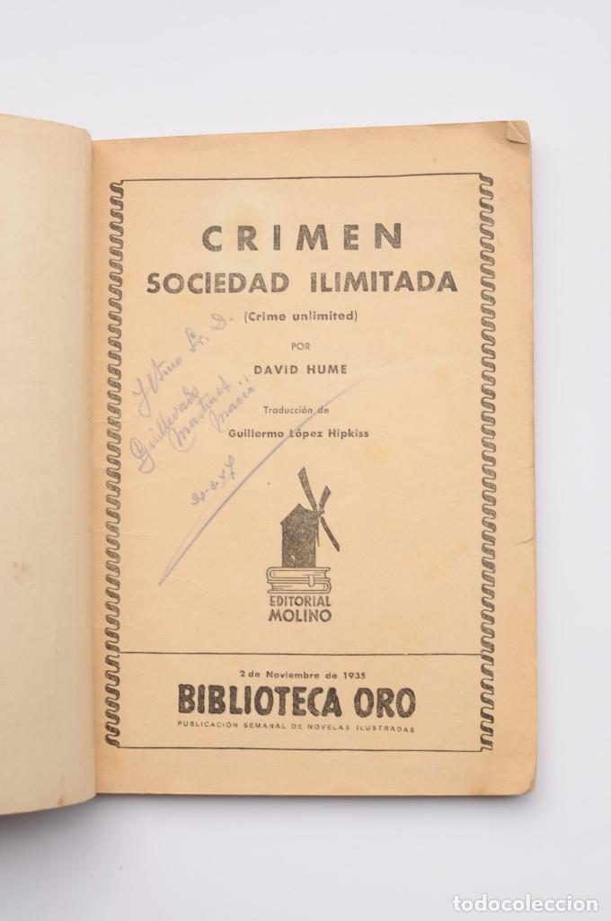 Libros: Crimen Sociedad Limitada - HUME, David - Foto 2
