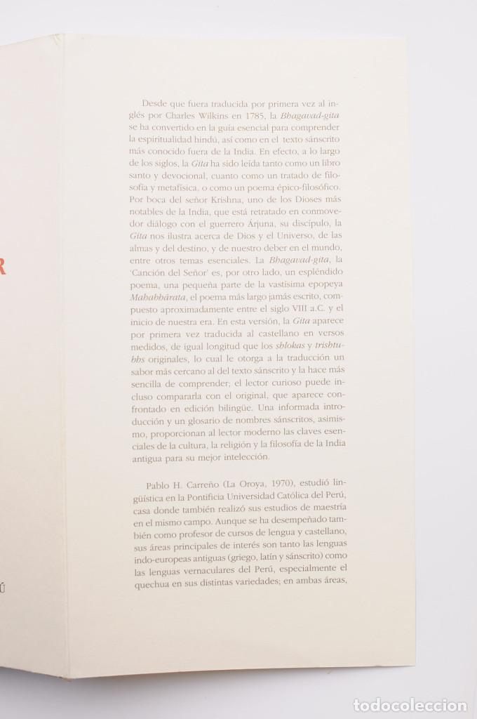 Libros: Bhagavad-Gita. La canci&oacute;n del se&ntilde;or - AN&Oacute;NIMO - Foto 2