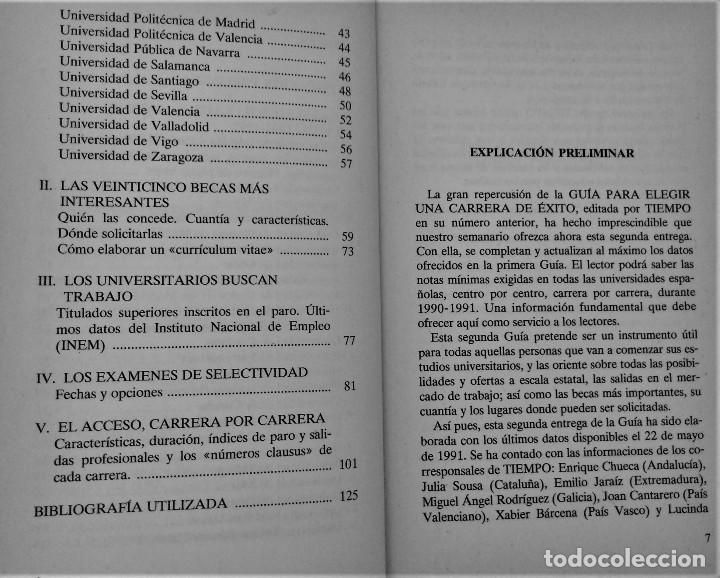 Libros: GUIA PARA ELEGIR UNA CARRERA DE EXITO - TIEMPO - Foto 5