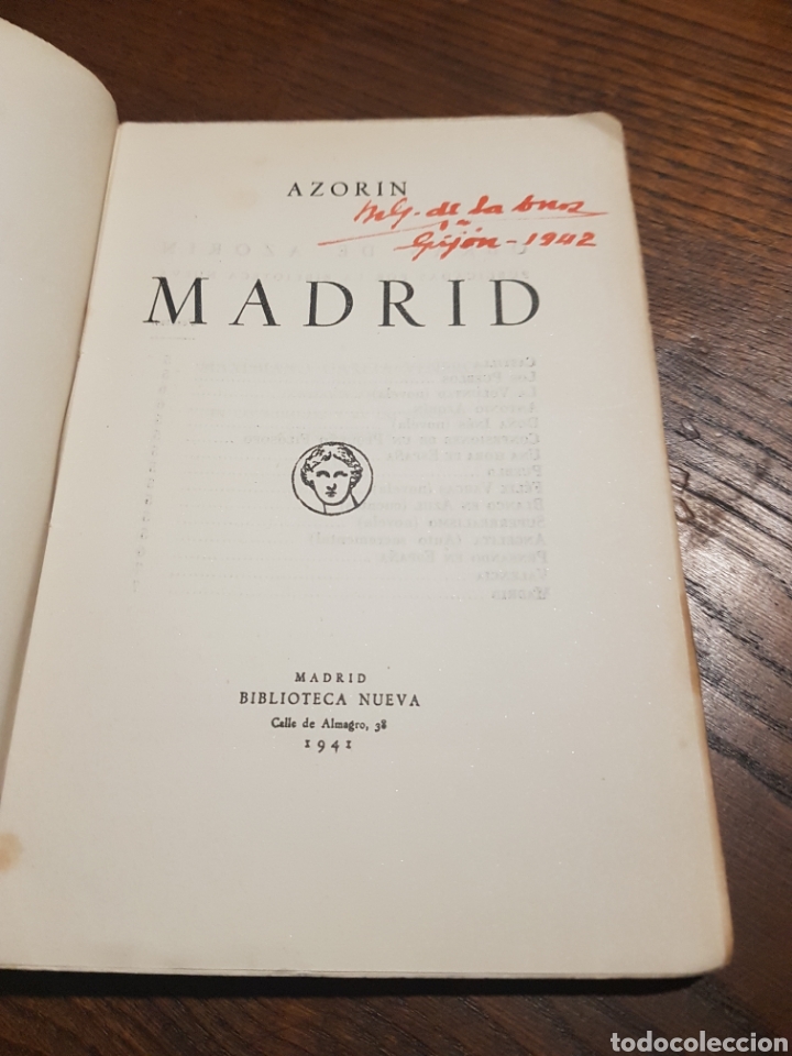 Libros: MADRID - AZOR&Iacute;N - 1941 - Foto 2