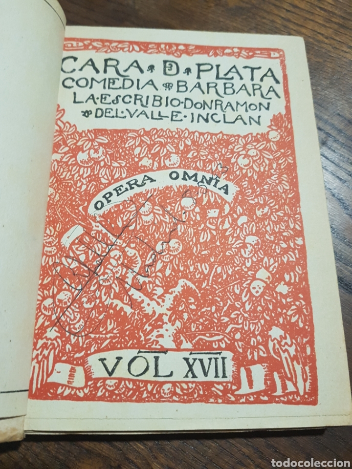 Libros: CARA DE PLATA - RAM&Oacute;N DEL VALLE INCL&Aacute;N - 1942 - Foto 2