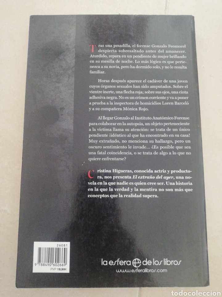 Libros: El extra&ntilde;o de ayer, Cristina Higueras, la Esfera de los libro - Foto 2