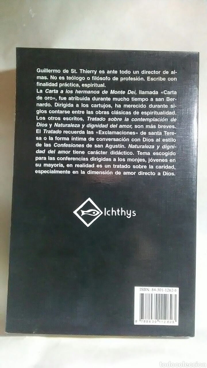 Libros: Carta a los Hermanos del Monte Dei. Guillermo de St.Thyerry. Ediciones Sigueme. - Foto 2