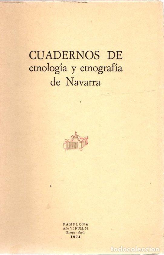 B&uuml;cher: Cuadernos de etnolog&iacute;a y etnograf&iacute;a de Navarra. A&ntilde;o VI, n&ordm; 16 - NO CONSTA AUTOR