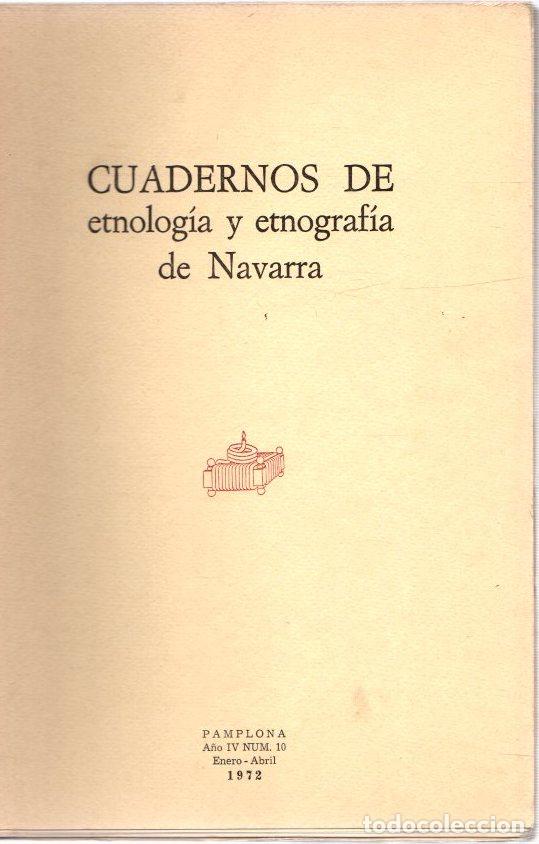 Libros: Cuadernos de etnolog&iacute;a y etnograf&iacute;a de Navarra. A&ntilde;o IV, n&ordm; 10 - NO CONSTA AUTOR