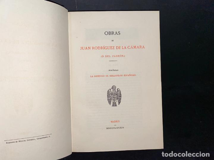 Libros: Obras. - &rdquo;RODR&Iacute;GUEZ DE LA C&Aacute;MARA (O &Eacute;L PADR&Oacute;N), Juan.&rdquo; - Foto 1